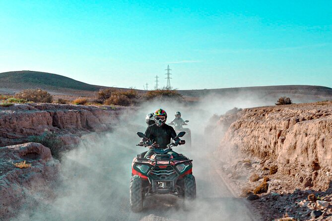 Marrakech Agafay Desert Package Quad Bike&Camel POOL Dinner Show. - Pool time at the desert camp