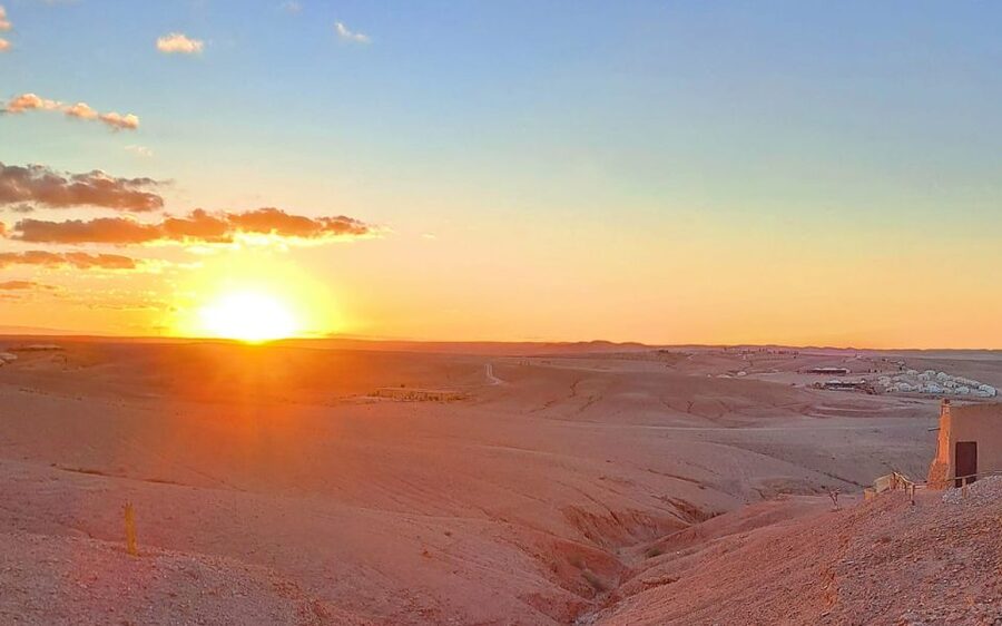 Marrakech: Agafay Desert Quad Bike Tour with Moroccan Tea - Photo stops above the desert