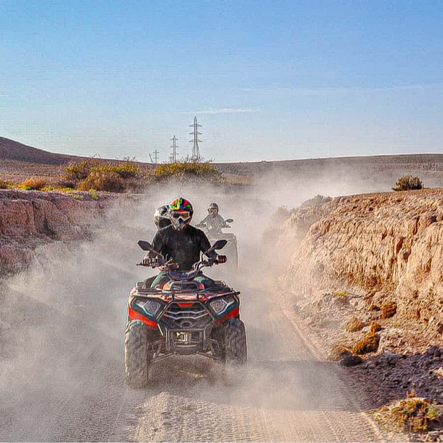 Marrakech: Agafay Desert Quad Biking, Camel Ride Fire Show - A 20-minute camel ride across the rocky terrain