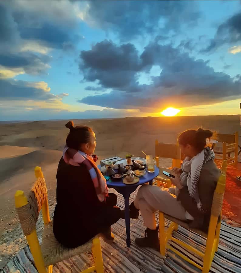 Marrakech: Agafay Desert Quad Biking, Camel Ride Fire Show - Quad biking at sunset
