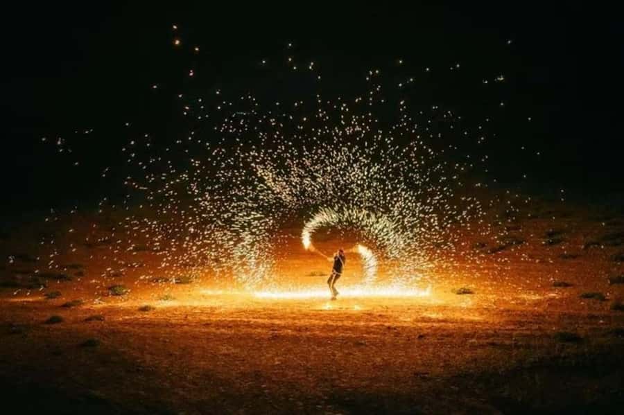 Marrakech: Agafay Desert Quad Biking, Camel Ride Fire Show - Dinner under a Berber tent