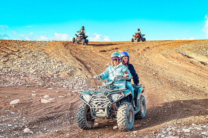 Marrakech: Agafay Desert Quad Biking & Camel Trek & Dinner & Show - Berber music, performances, and the fire show