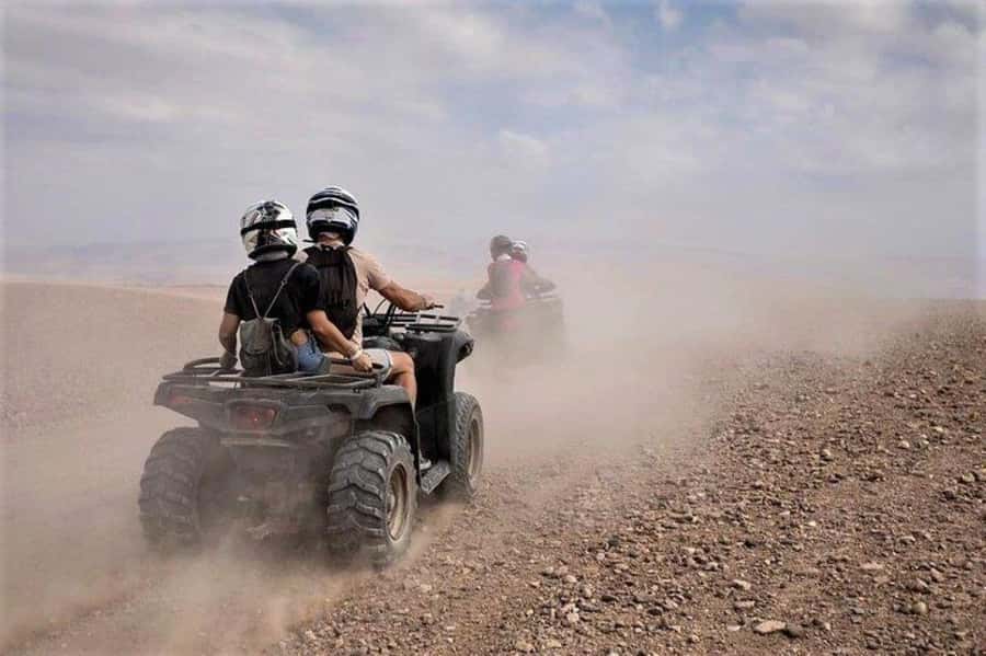 Marrakech: Agafay Desert Quad Biking with Dinner Show - Agafay is a rocky desert, not a sea of Sahara dunes