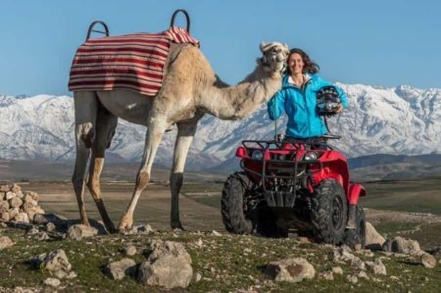 Marrakech: Agafay Desert Quad Biking with Dinner Show - The argan oil cooperative adds a local stop