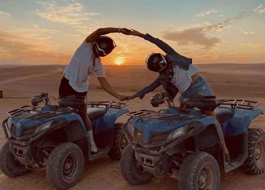 Marrakech: Agafay Desert Quad, Camel or Pool Day with Lunch - Arriving with mint tea and pool time