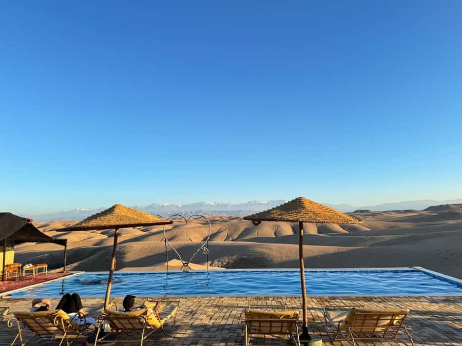 Marrakech: Agafay Desert Quad, Camel or Pool Day with Lunch - Lunch, dinner, and the taste of Morocco