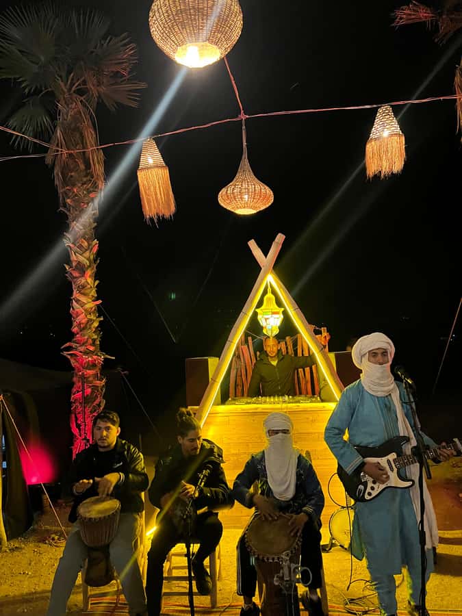 Marrakech: Agafay Desert Quad & Camel Rides, Dinner & Show - Tea, camp life, and the shift into evening