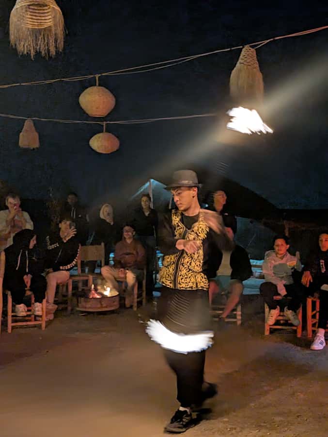 Marrakech: Agafay Desert Quad & Camel Rides, Dinner & Show - Berber music, dancing, and the fire show