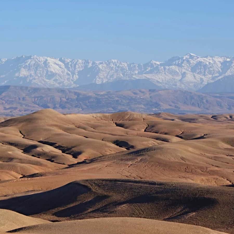 Marrakech: Agafay Desert Quad & Camel Rides with Dinner Show - Sun Sky Camp and the first desert views