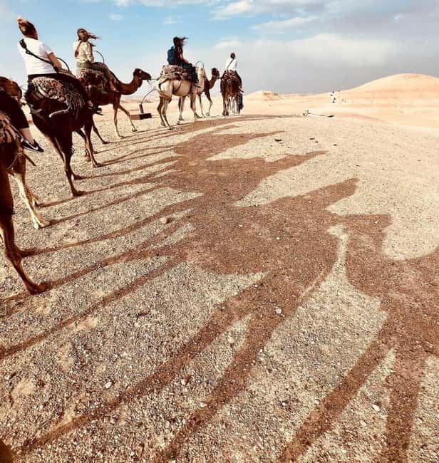 Marrakech: Agafay Desert Sunset, Camel Ride, Dinner and Show - Dinner under the Agafay stars