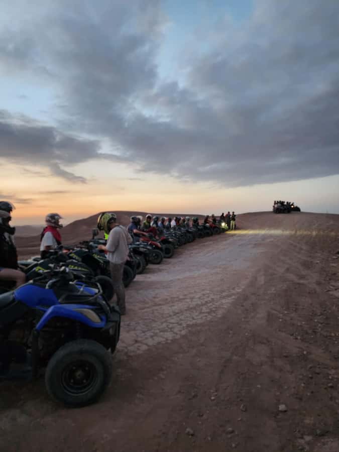 Marrakech: Agafay Desert Sunset Camel Ride, Quad & Dinner - From Marrakech Medina to the Agafay Desert