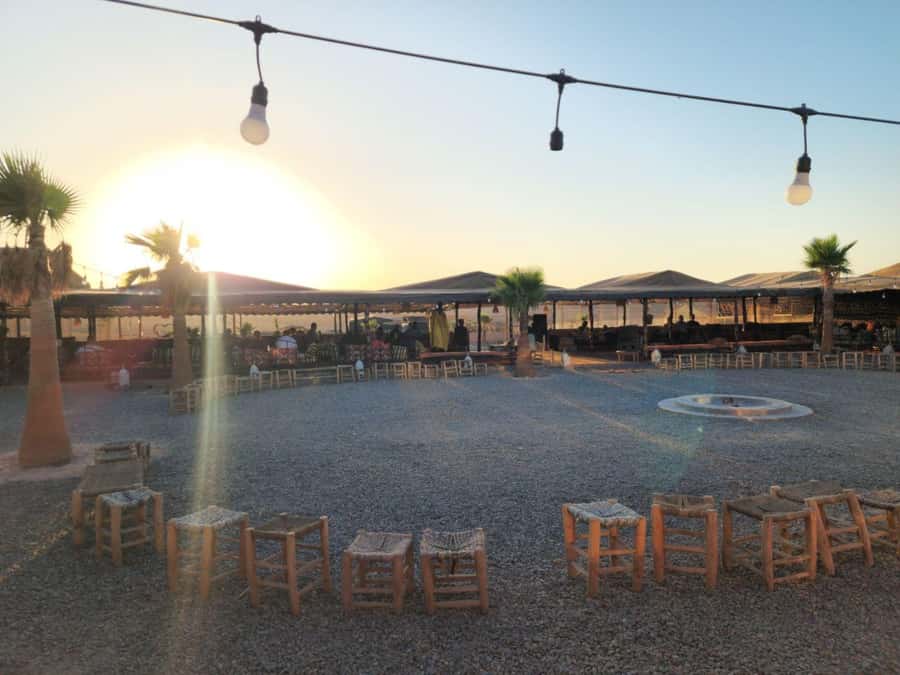 Marrakech: Agafay Desert Sunset Camel Ride, Quad & Dinner - Music, dancing, and the fire show