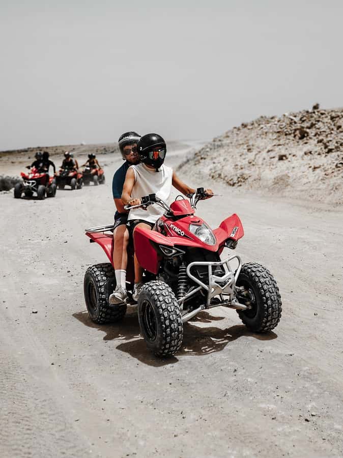 Marrakech: Agafay Desert Sunset Camel Ride, Quad & Dinner - The one-hour Agafay quad ride