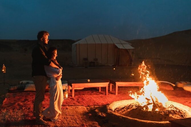 Marrakech: Agafay Desert, Sunset Camel Ride with Dinner Show - Live entertainment and the bonfire