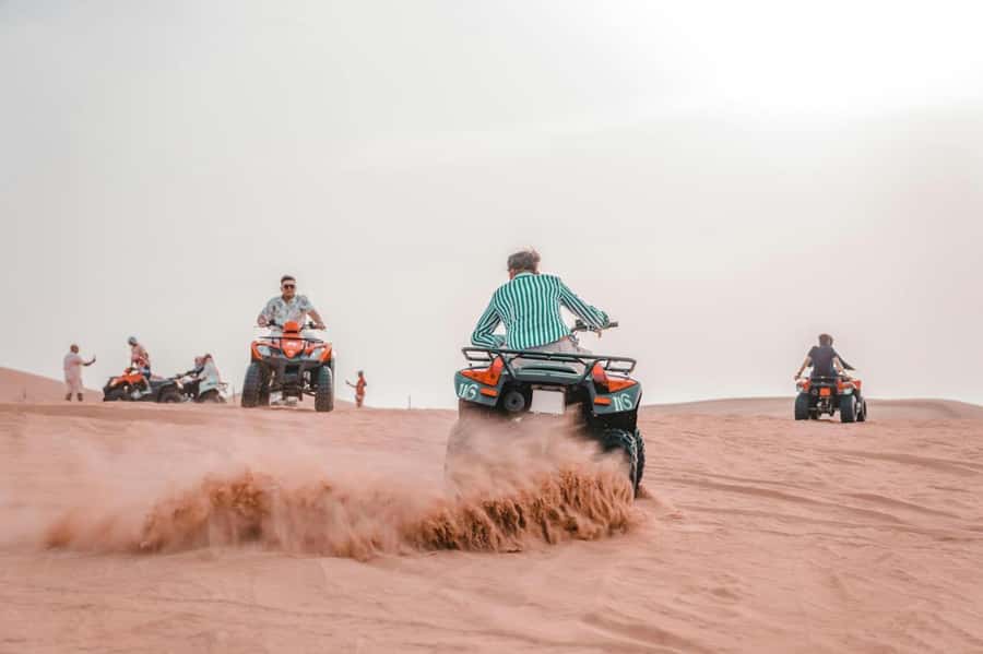 Marrakech: Agafay Desert Tour Quad bike & Dinner fire show - Leaving Marrakech for the rocky Agafay Desert