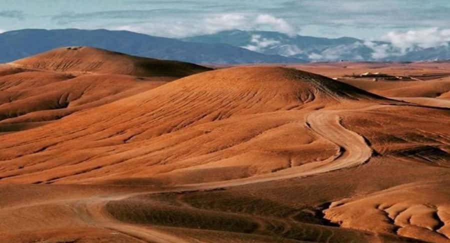 Marrakech: Agafay Ds Sunset with Dinner, Show & Tuareg Music - The minibus ride from Marrakech