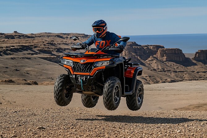 Marrakech: Agafay Quad Tour with Camel Ride, Dinner & Show - A short dromedary ride with desert views