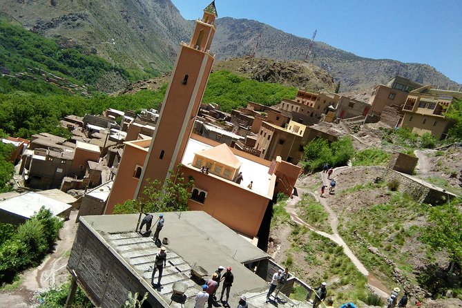 Marrakech: Atlas Mountains 4 Valleys, Waterfalls and Camel Ride - Optional Berber lunch with a mountain view