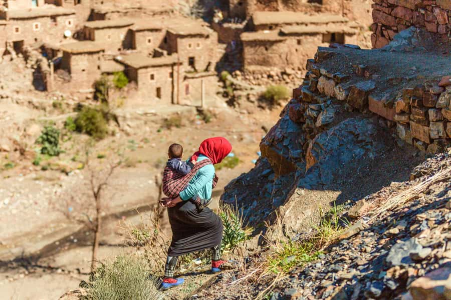Marrakech: Atlas Mountains & Agafay Desert Tour w Camel Ride - Imlil Valley, mint tea, and mountain village life