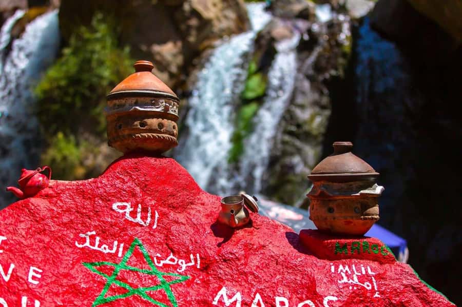 Marrakech: Atlas Mountains, Camel Ride, Waterfalls, & Lunch - Hiking from Imlil to the waterfalls