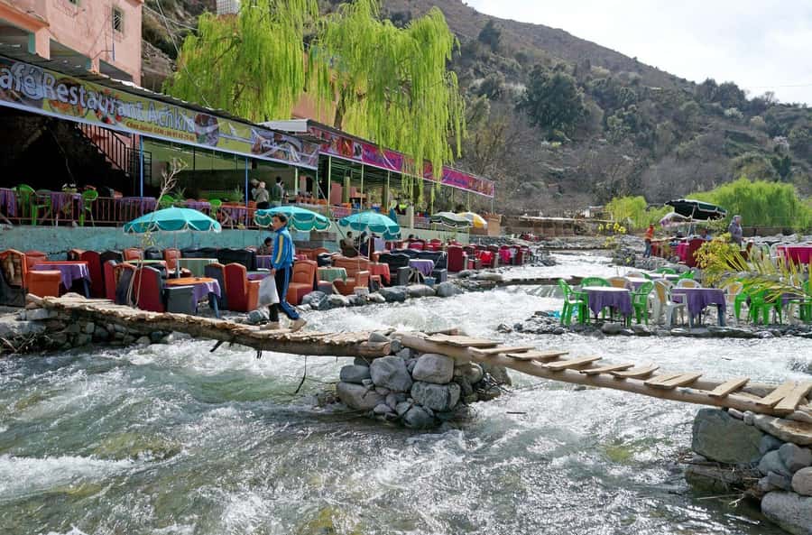 Marrakech:Atlas Mountains, Ourika Valley Day Trip,Waterfall - A Berber house and a closer look at local life