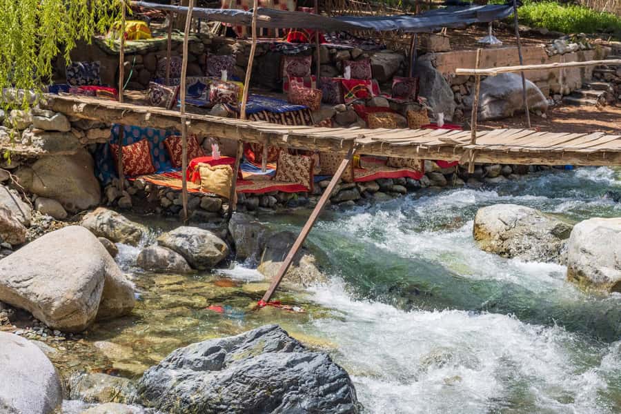 Marrakech: Atlas Mountains & Ourika Waterfalls, Lunch+Guide - From Marrakech to the Ourika Valley