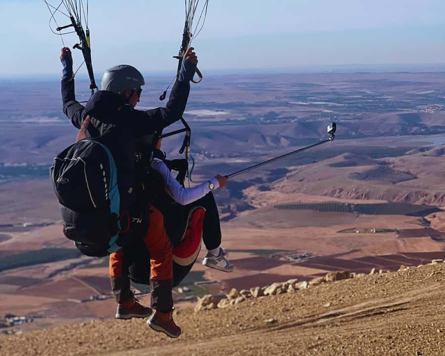 Marrakech: Atlas Mountains Paragliding Tour with Video - From Marrakech to the Akerkor takeoff point