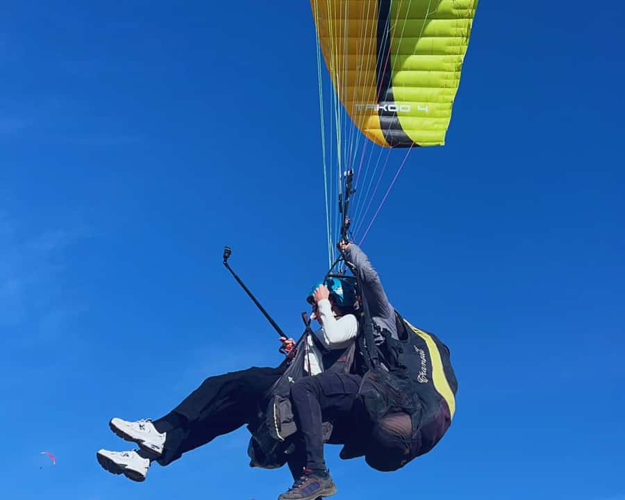 Marrakech: Atlas Mountains Paragliding Tour with Video - Getting ready for a tandem flight