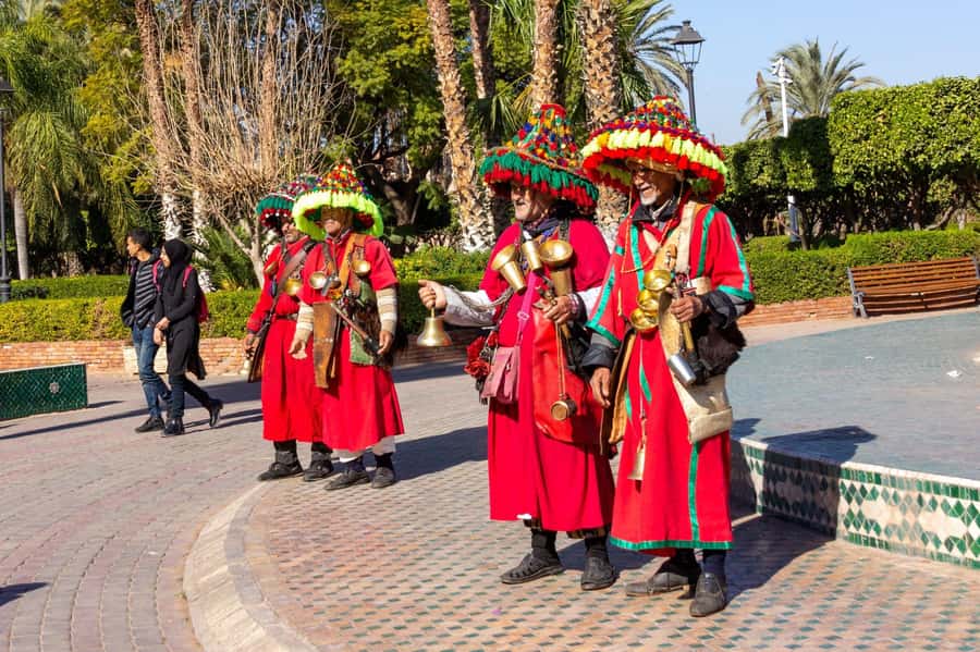 Marrakech: Bahia Palace Guided Tour – Skip-the-Line Access - From Cafe de France into the Mellah