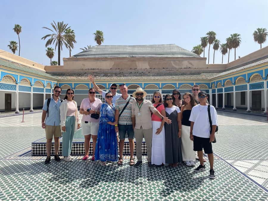 Marrakech: Bahia Palace, Madrasa Bn Yousef, Souk Medina Tour - Jemaa el Fnaa at the end of the walk