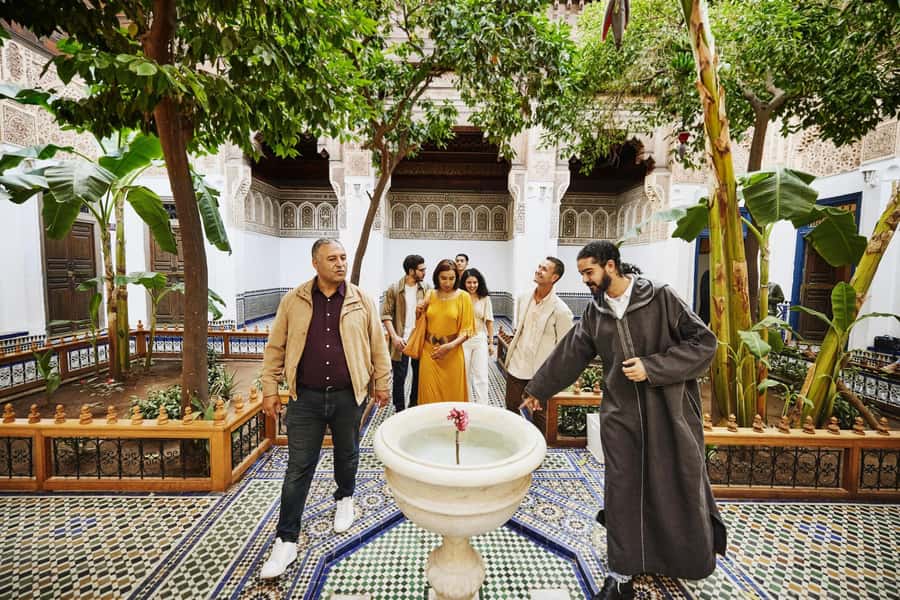 Marrakech: Bahia Palace, Saadian Tombs & Top Highlights Tour - The souks: useful guidance, not a shopping guarantee