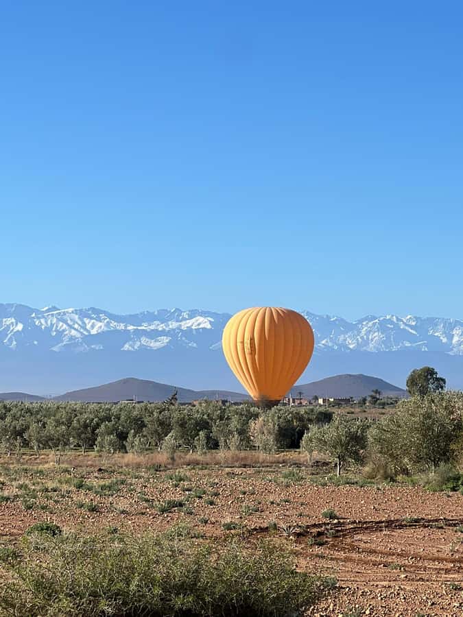 Marrakech: Balloon Flight, Berber Breakfast & Certificate - The landing is part of the adventure