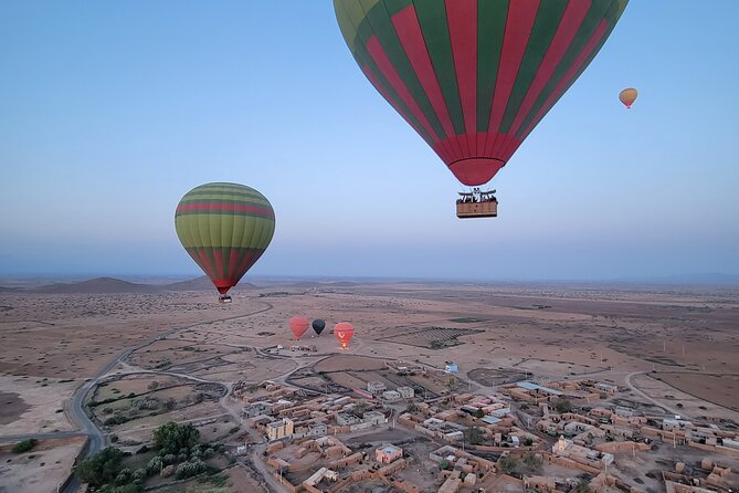 Marrakech Ballooning Experience/Enjoy a lifetime Adventure - The early pickup and trip to Bourrous