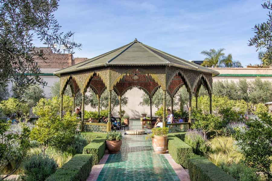 Marrakech: Ben Youssef Medersa, Le Jardin Secret & Souk Tour - Koutoubia Mosque and the walk back