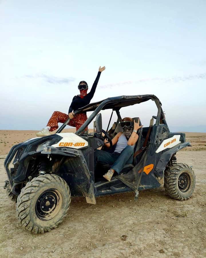 Marrakech: Buggy Ride, Pool & Dinner Show in Agafay Desert - Cooling off beside the desert pool
