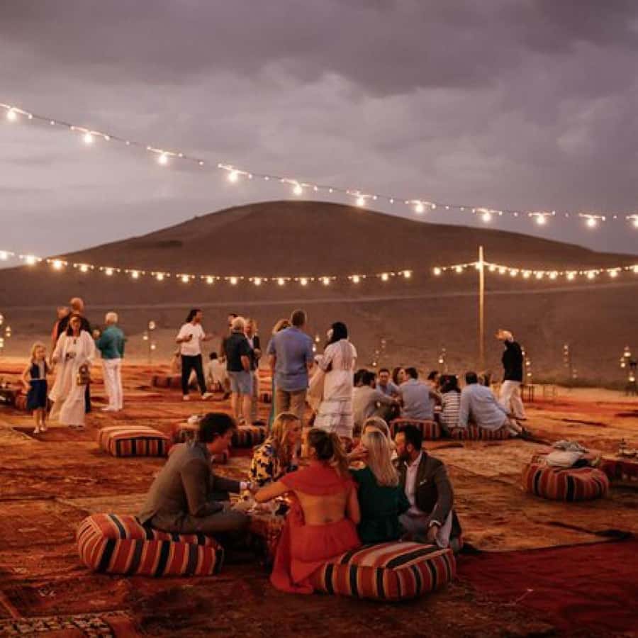 Marrakech: Camel Ride & Dinner with Sunset in Agafay Desert - Bonfire, music, and dancing
