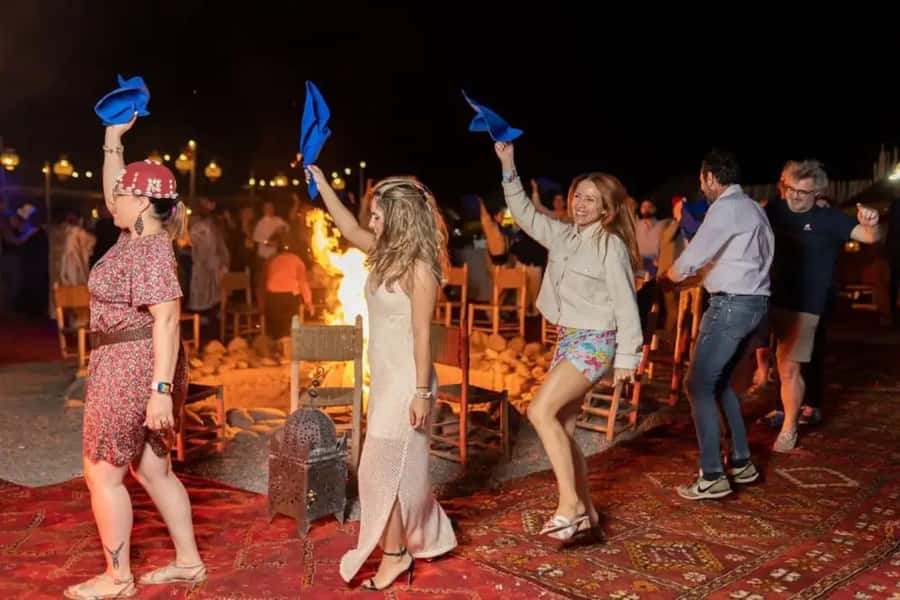 Marrakech: Camel Ride & Sunset Dinner with Fire Show - Key points to know before booking
