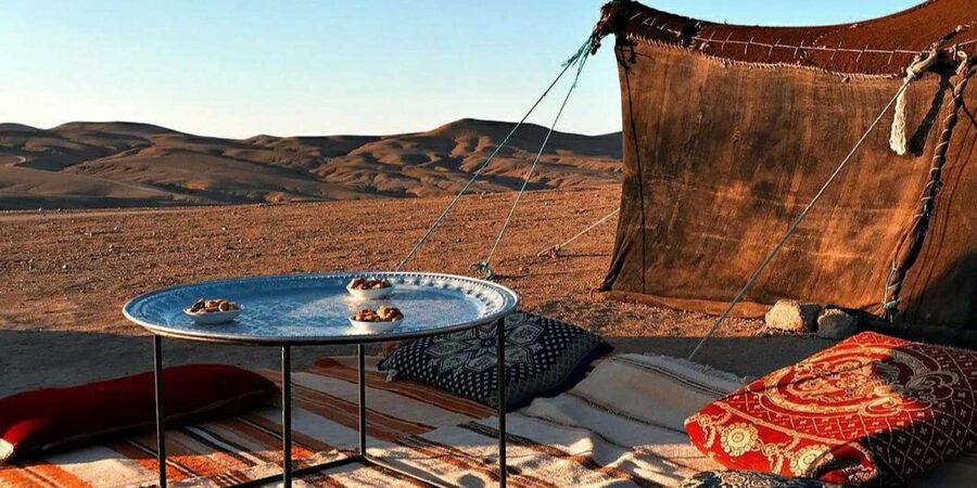Marrakech: Camel Ride & Sunset Dinner with Fire Show - Booking flexibility and language support