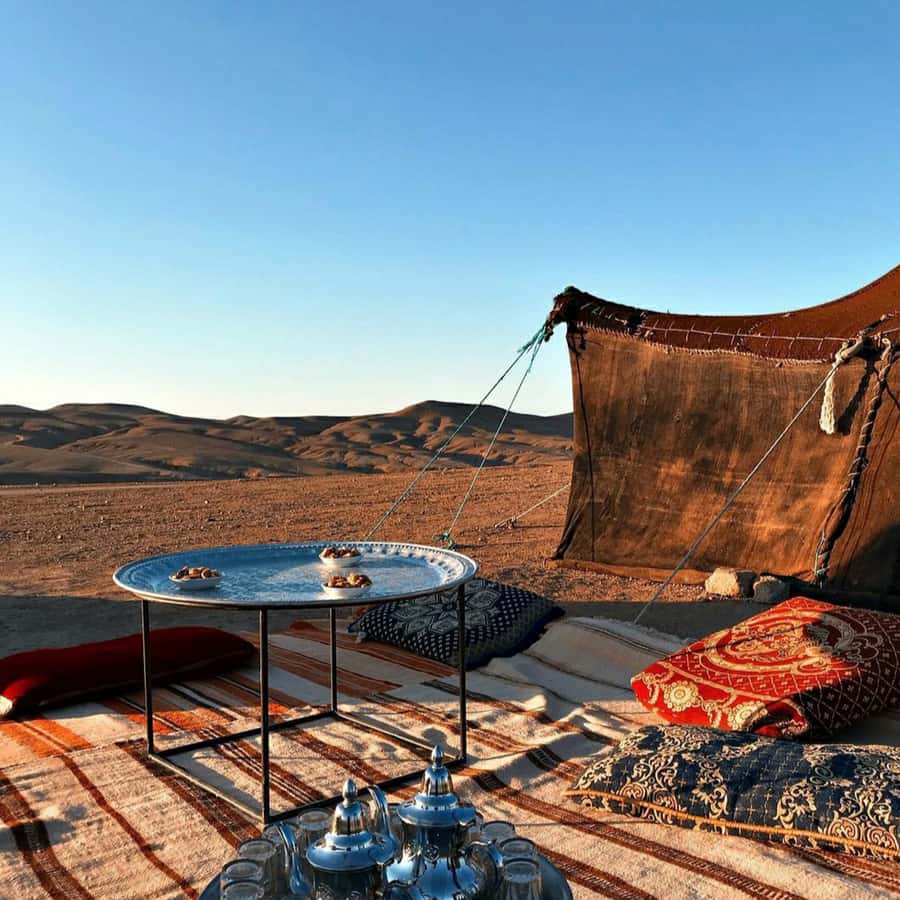 Marrakech: Camel Ride & Sunset Dinner with Fire Show - Moroccan dinner under the stars