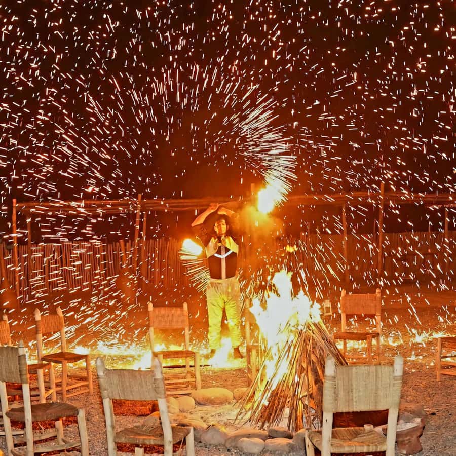 Marrakech: Camel Ride & Sunset Dinner with Fire Show - What the $22 price really buys you