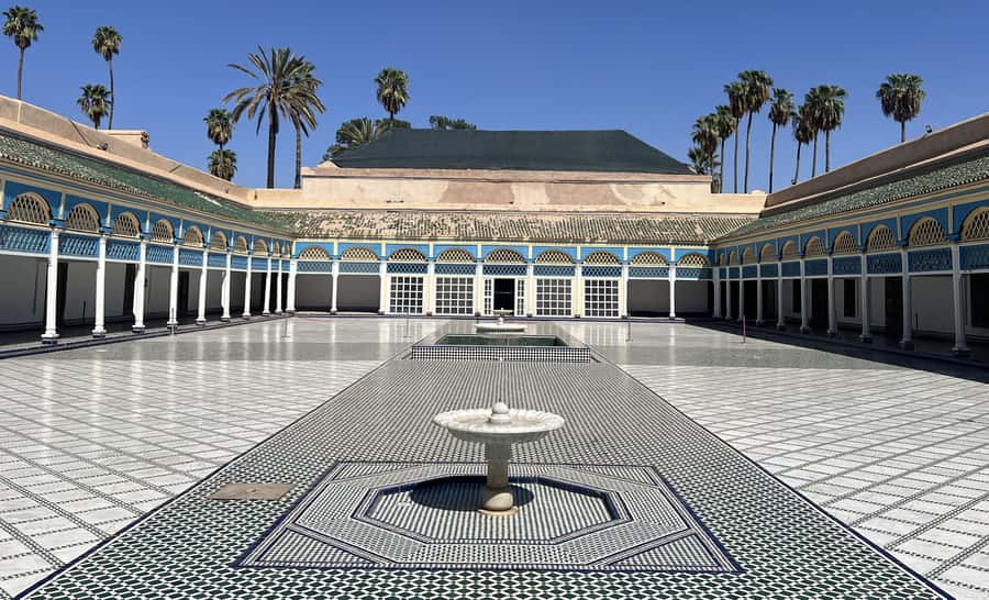 Marrakech City Highlights Tour - Bahia Palace’s painted ceilings and quiet courtyards