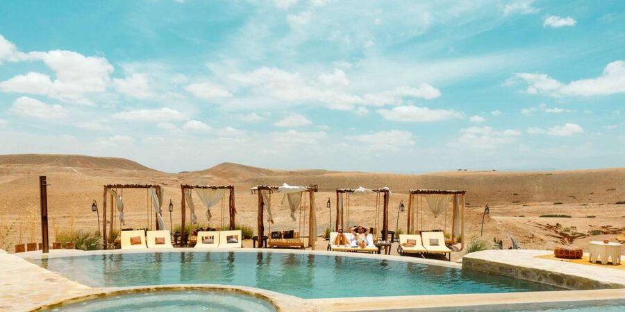 Marrakech: Day Pass in The Desert, swimming pool and lunch - Camel rides and other activity options