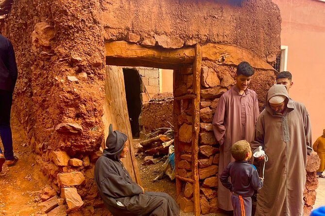 Marrakech Day Trip: Agafay Desert, Atlas Mountains and Camel Ride - Walking to Armed and the waterfall