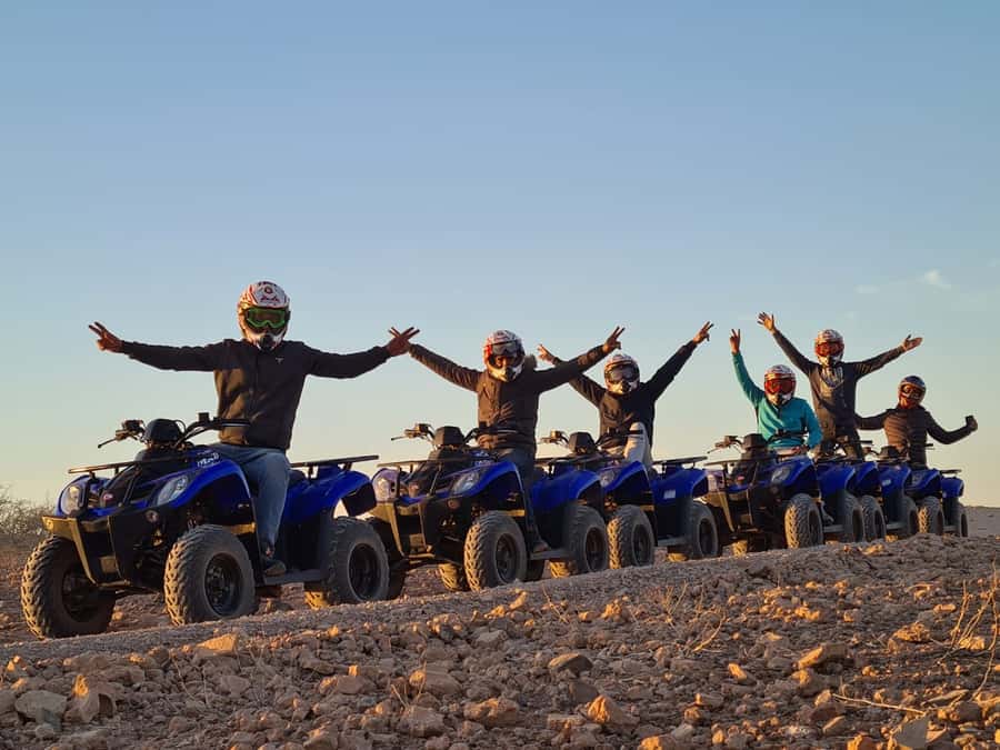 Marrakech: Desert and Palm Grove Quad Tour with Tea - What to bring and what to wear