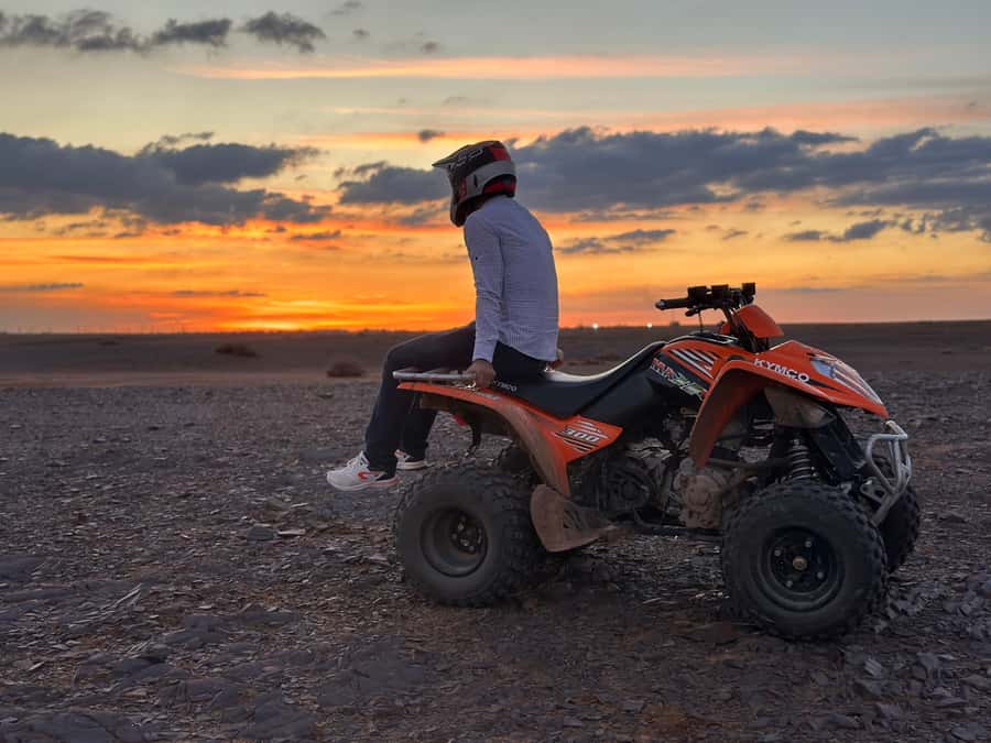 Marrakech: Desert and Palm Grove Sunset Quad Tour with Tea - Why sunset makes this Marrakech quad ride work