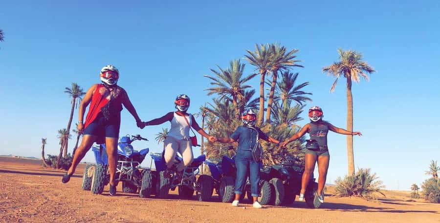 Marrakech: Desert and Palm Grove Sunset Quad Tour with Tea - Should you book this Marrakech sunset quad tour?