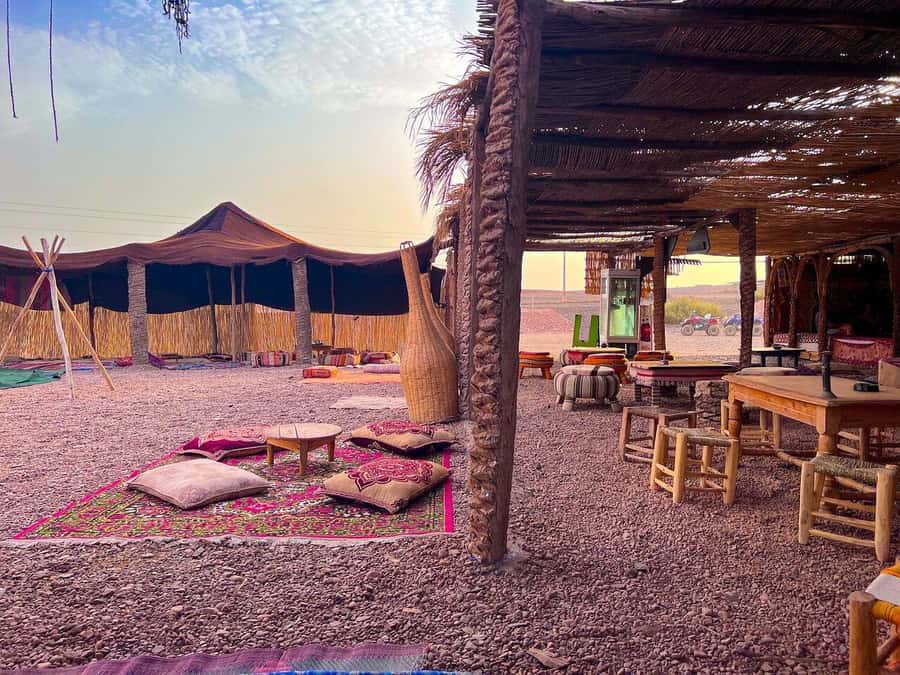 Marrakech: Desert and Palm Grove Sunset Quad Tour with Tea - Pickup from central Marrakech takes about 25 minutes