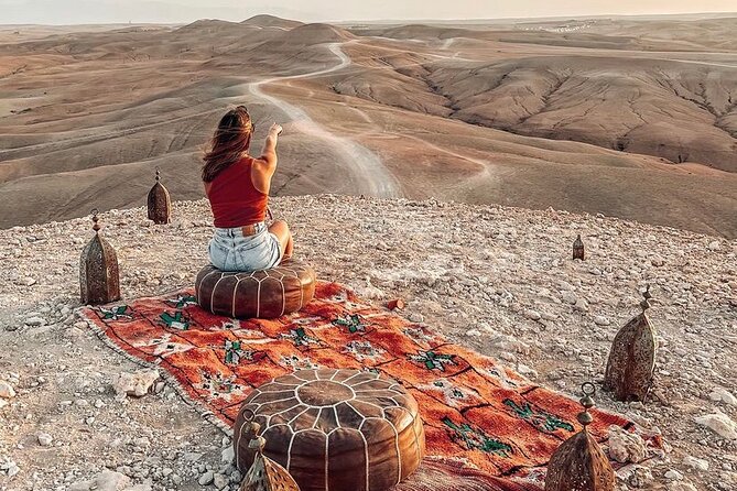 Marrakech desert dinner & sunset camel ride & bonfire music dance - Berber music around the fire