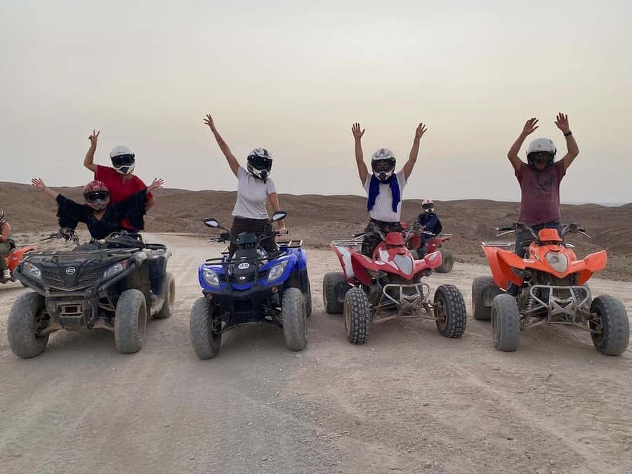Marrakech: Desert Quad Bike Tour with Tea & Optional Dinner - Key points to know before booking
