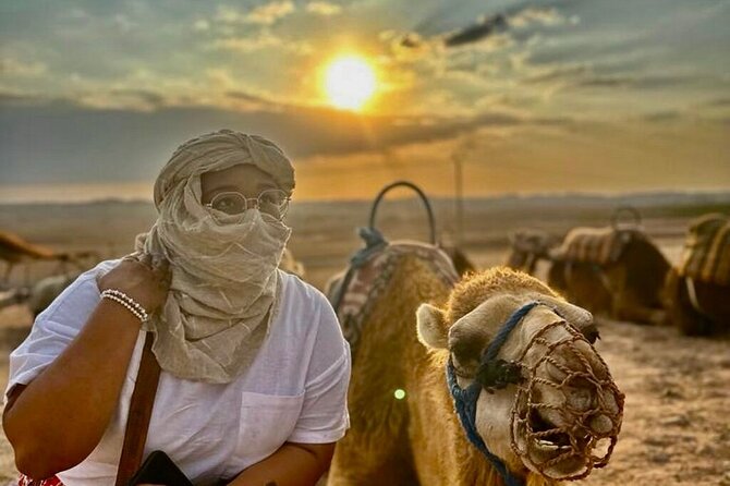 Marrakech Desert Tour & Sunset Camel Ride with Dinner Show - Dinner in a Nomad-Style Camp